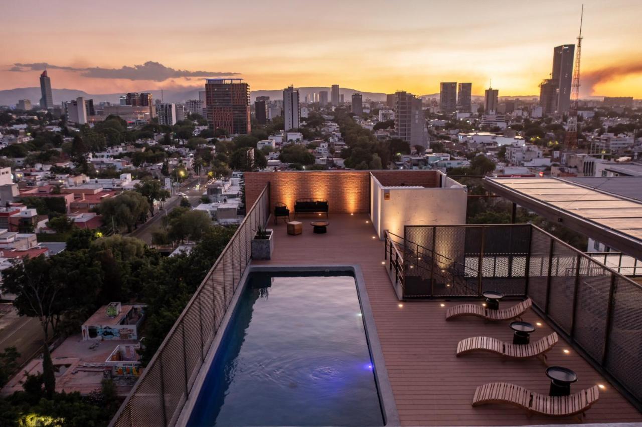 Galeria Flat Rooftop Pool Witgdl Guadalajara Exterior photo