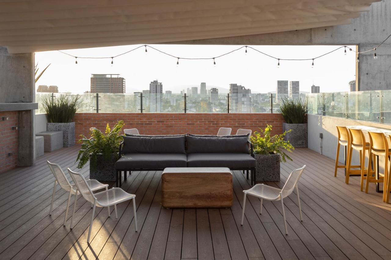 Galeria Flat Rooftop Pool Witgdl Guadalajara Exterior photo